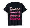 Simone First Name D Birth Day T-Shirt - Aesthetic Graphic Men Women - T-Shirt, Sweatshirt, Hoodie