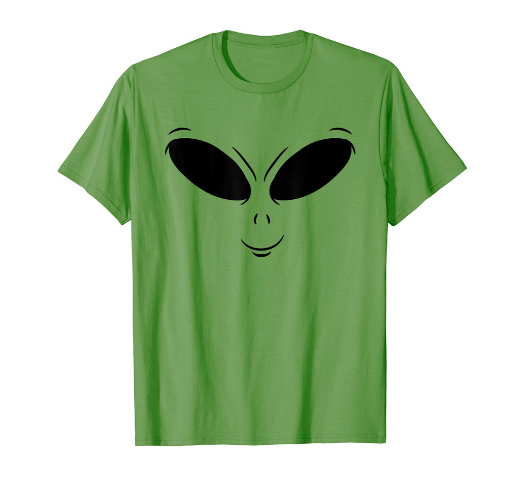 Green Alien Face Halloween Cosmic T-Shirt - Streetwear Style for Adults - T-Shirt, Sweatshirt, Hoodie