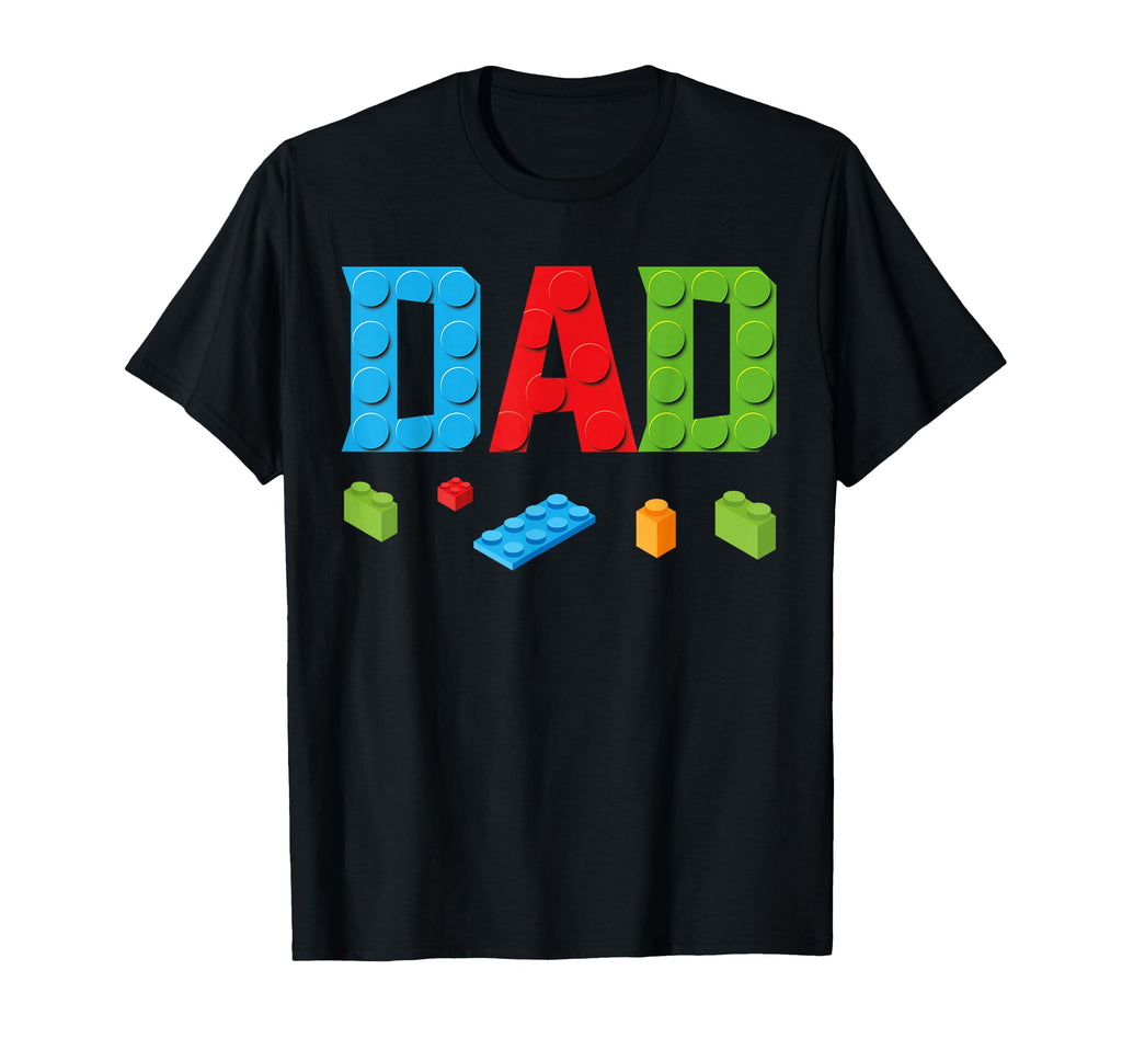 Dad Master Builder Building Bricks T-Shirt - Streetwear Style Unisex - T-Shirt, Sweatshirt, Hoodie