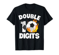 Double Digits 10 Years Old Soccer T-Shirt - Aesthetic Graphic for Adults - T-Shirt, Sweatshirt, Hoodie