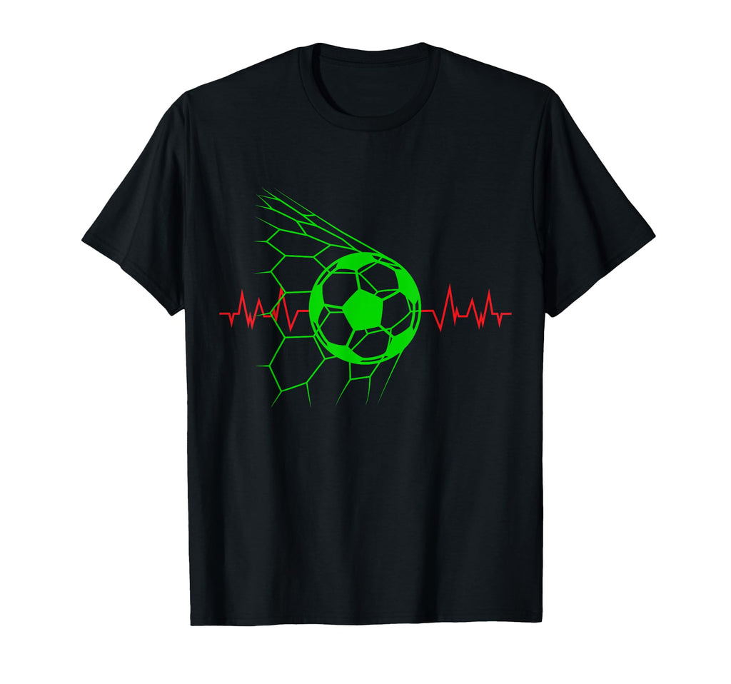 Soccer Ball Heartbeat Players And T-Shirt - Unique Graphic Men Women - T-Shirt, Sweatshirt, Hoodie