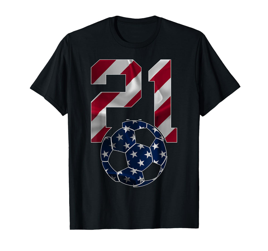 Number 21 Years Soccer 21St Birthday T-Shirt - Streetwear Style Men Women - T-Shirt, Sweatshirt, Hoodie