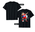 Dabbing Soccer Puerto Rico Football T-Shirt - Trendy Graphic for Adults - T-Shirt, Sweatshirt, Hoodie