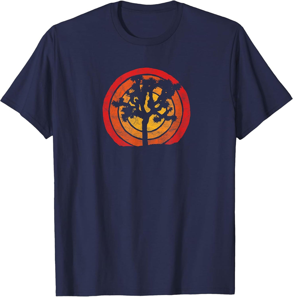 Retro Sun Minimalist Joshua Tree Graphic - Adult & Kids T-Shirts, Sweatshirts & Hoodies apparel design preview 1