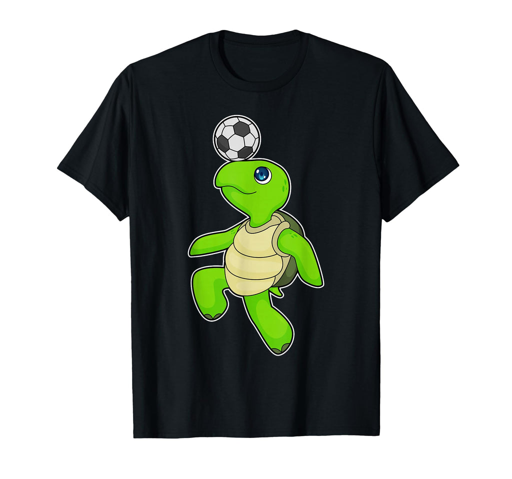 Turtle Soccer Player Soccer Sports T-Shirt - Graphic Print Unisex - T-Shirt, Sweatshirt, Hoodie