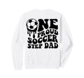 Soccer Step Dad Soccer Ball Drip Sweatshirt - Aesthetic Graphic Men Women - T-Shirt, Sweatshirt, Hoodie