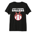 Busy Raising Ballers Baseball Funny T-Shirt - Aesthetic Graphic Men Women - T-Shirt, Sweatshirt, Hoodie