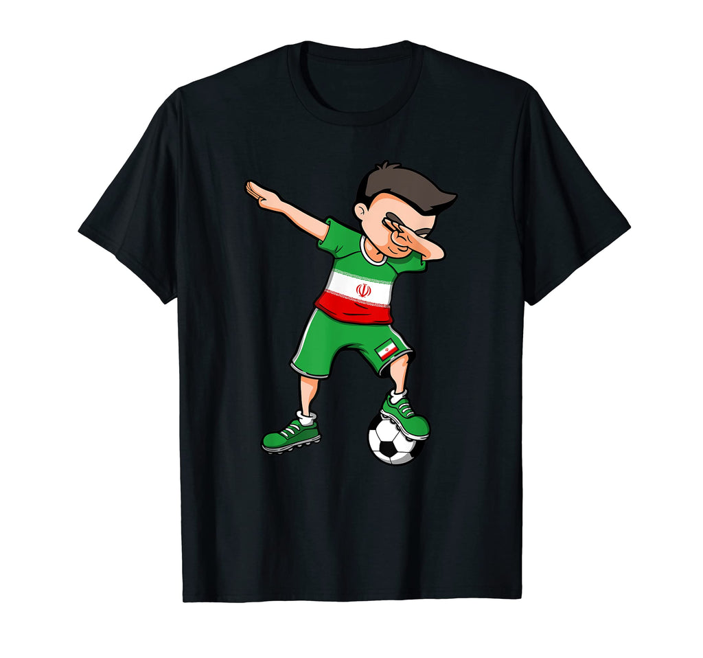 Dabbing Soccer Iran Jersey Iranian T-Shirt - Fun Novelty Design Men Women - T-Shirt, Sweatshirt, Hoodie