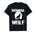 Momma Wolf Matching Family Tribe Wolves T-Shirt - Graphic Print Unisex - T-Shirt, Sweatshirt, Hoodie