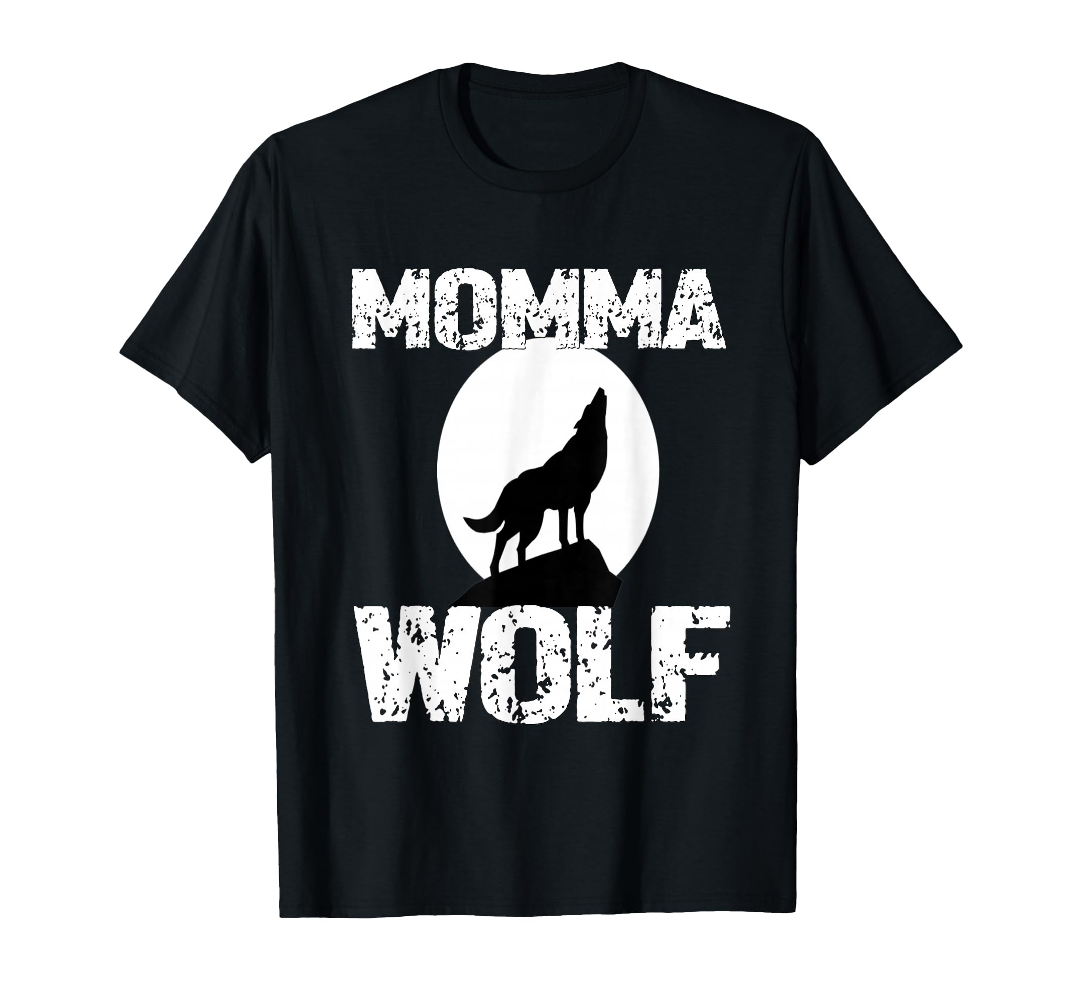 Momma Wolf Matching Family Tribe Wolves T-Shirt - Graphic Print Unisex - T-Shirt, Sweatshirt, Hoodie