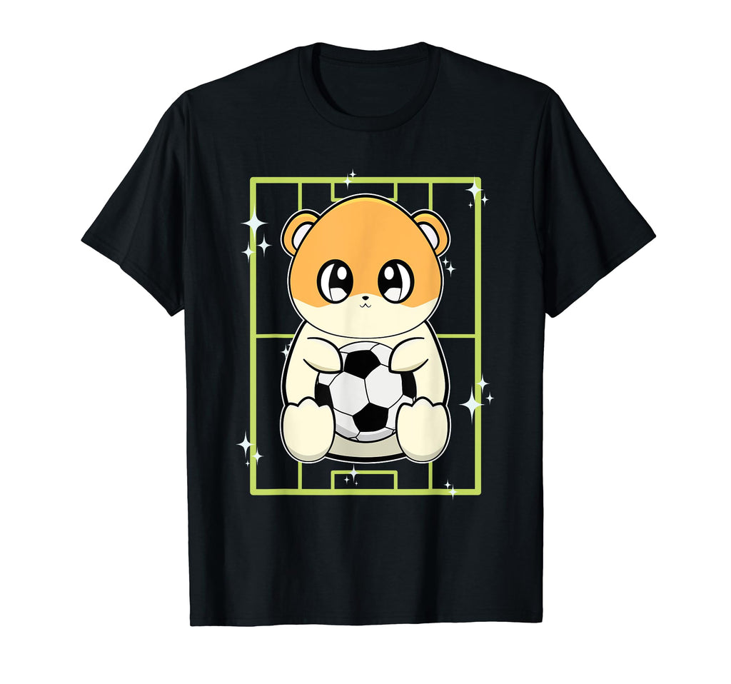 Hamster And Soccer Designs Hoodie - Fun Novelty Design Men Women - T-Shirt, Sweatshirt, Hoodie