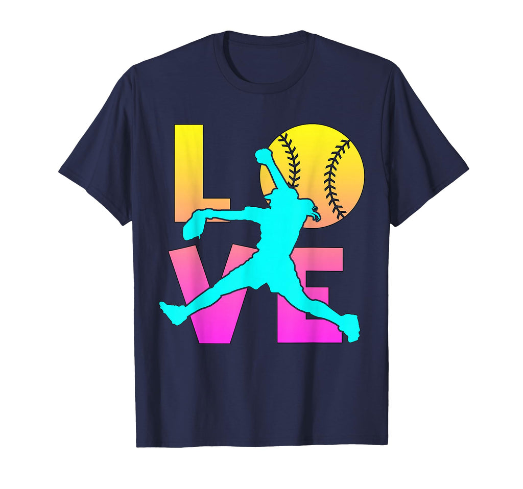 I Love Softball Teen Mom Tees T-Shirt - Minimalist Print Men Women - T-Shirt, Sweatshirt, Hoodie