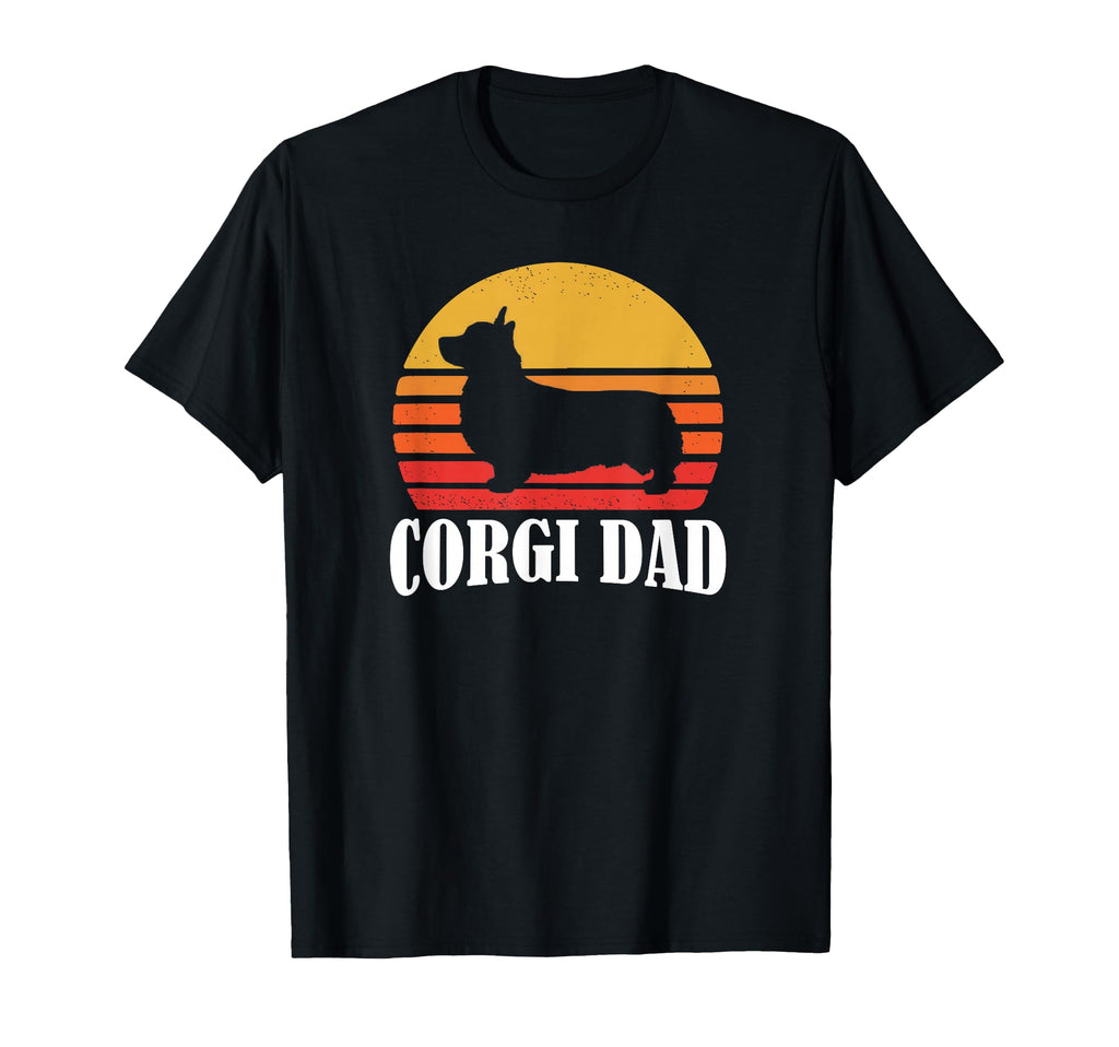 70S Sunset Pembroke Welsh Corgi Dog Dad T-Shirt - Aesthetic Graphic Unisex - T-Shirt, Sweatshirt, Hoodie