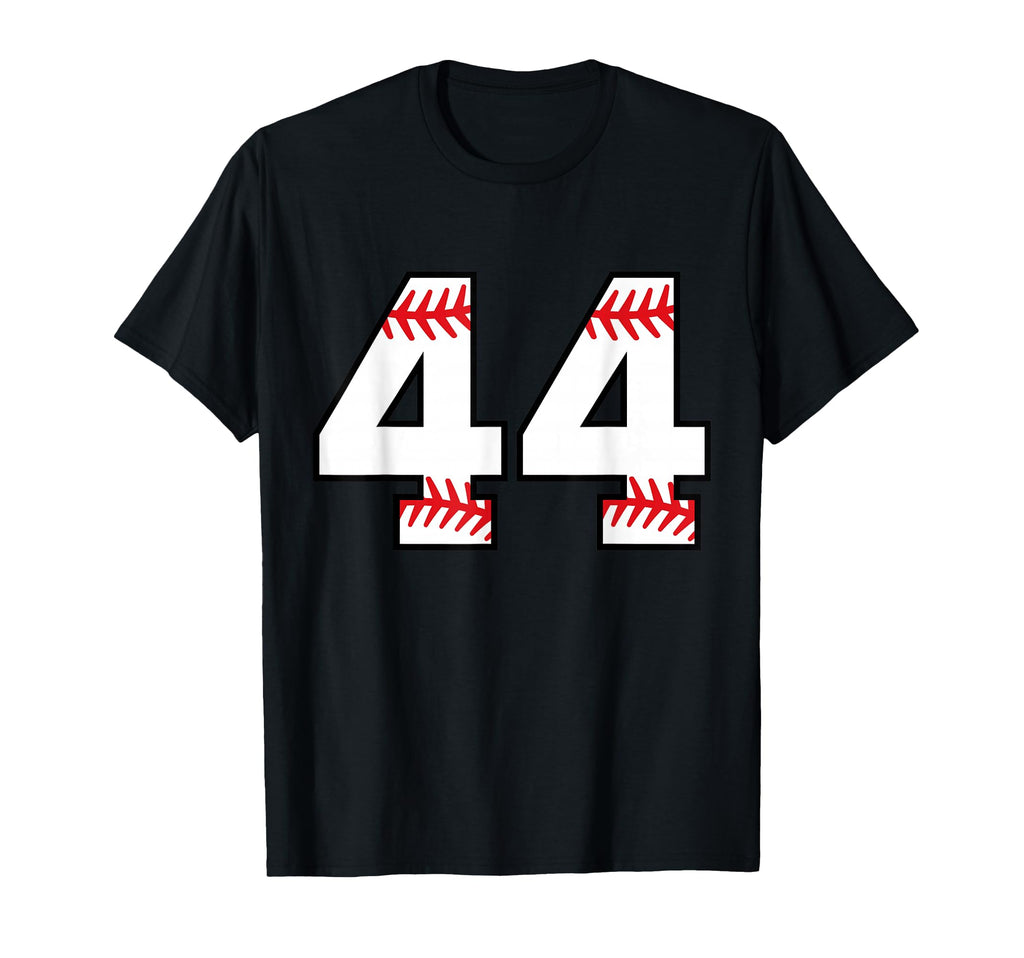 Number 44 Baseball Softball Varsity T-Shirt - Fun Novelty Design Unisex - T-Shirt, Sweatshirt, Hoodie