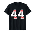 Number 44 Baseball Softball Varsity T-Shirt - Fun Novelty Design Unisex - T-Shirt, Sweatshirt, Hoodie