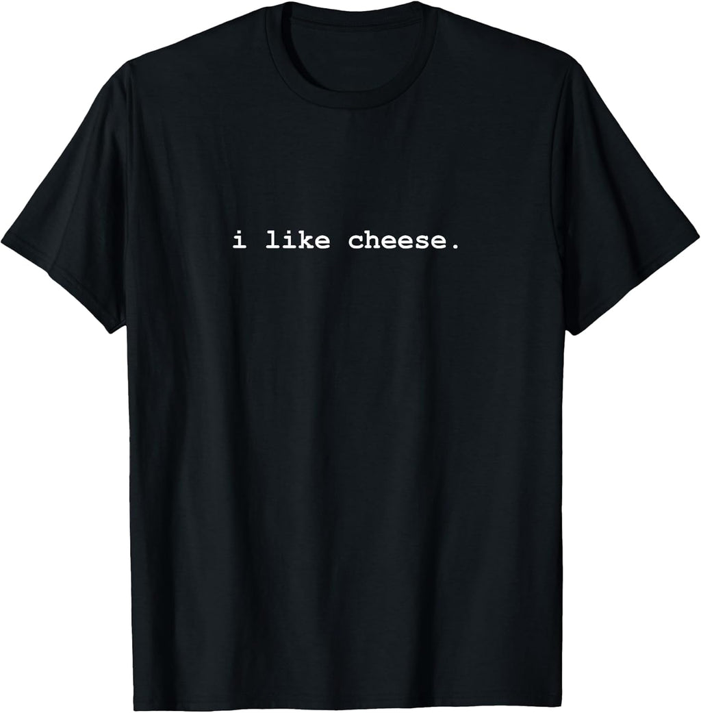 I Like Cheese Minimalist Funny - Adult & Kids T-Shirts, Sweatshirts & Hoodies apparel design preview 1