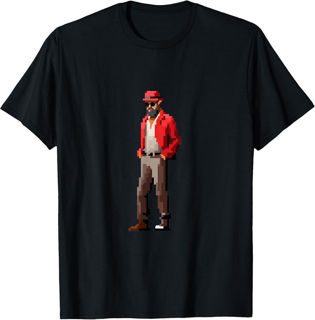Retro Pixel Art Fashion Stylish 8-Bit Look - Adult & Kids T-Shirts, Sweatshirts & Hoodies apparel design preview 1