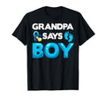 Gender Reveal Grandpa Says Future T-Shirt - Custom Art Print Men Women - T-Shirt, Sweatshirt, Hoodie