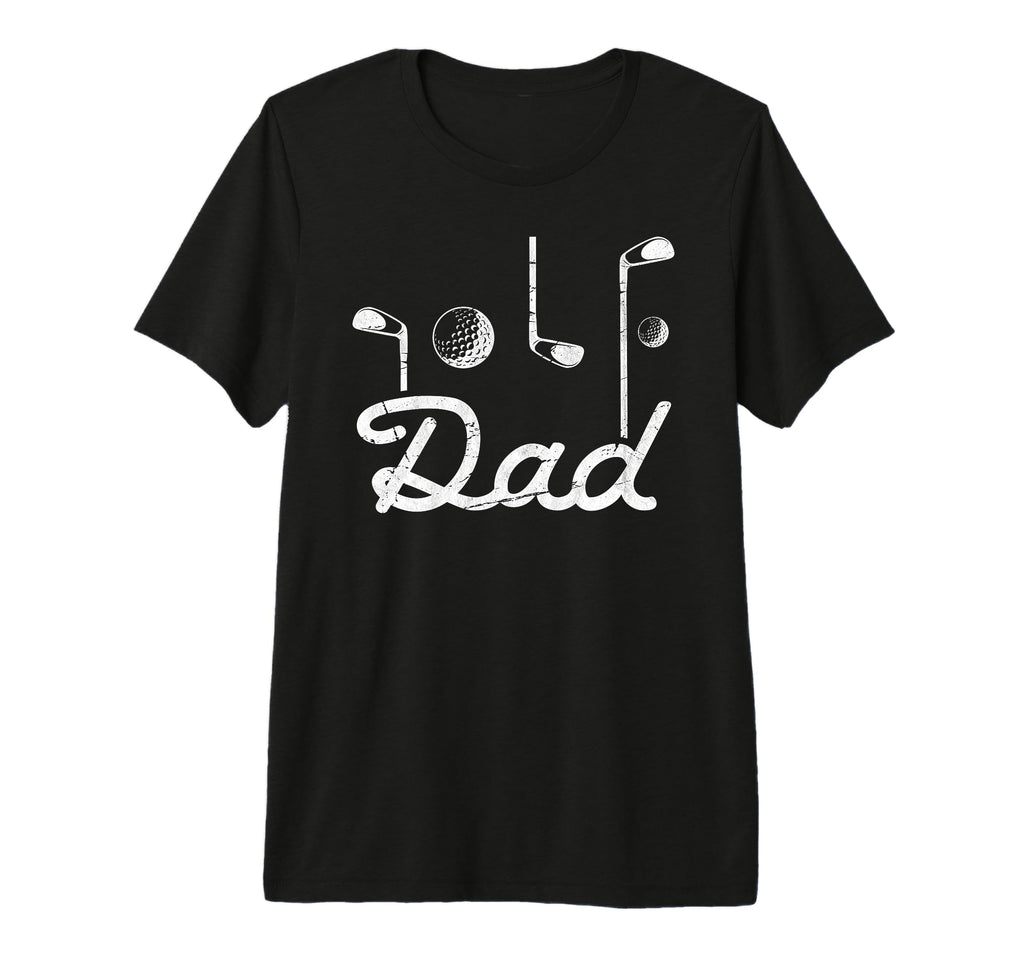 Mens Golf Dad Funny Golfing Best Dad T-Shirt - Custom Art Print Unisex - T-Shirt, Sweatshirt, Hoodie