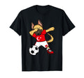 Dabbing German Shepherd Turkey Soccer T-Shirt - Aesthetic Graphic Unisex - T-Shirt, Sweatshirt, Hoodie