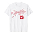 Canada 26 Soccer Fan Jersey T-Shirt - Minimalist Print Unisex - T-Shirt, Sweatshirt, Hoodie