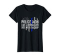 Police Mom Blue Line Flag T-Shirt - Graphic Print Men Women - T-Shirt, Sweatshirt, Hoodie
