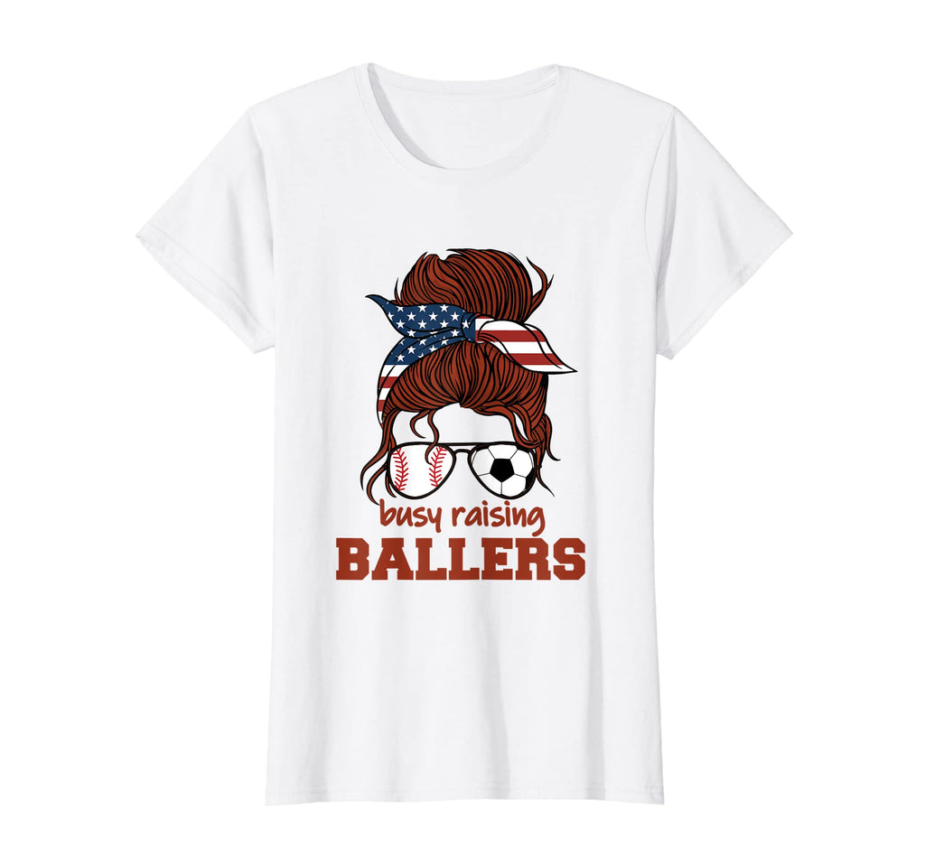 Womens Baseball And Soccer Mom Busy T-Shirt - Unique Graphic Men Women - T-Shirt, Sweatshirt, Hoodie