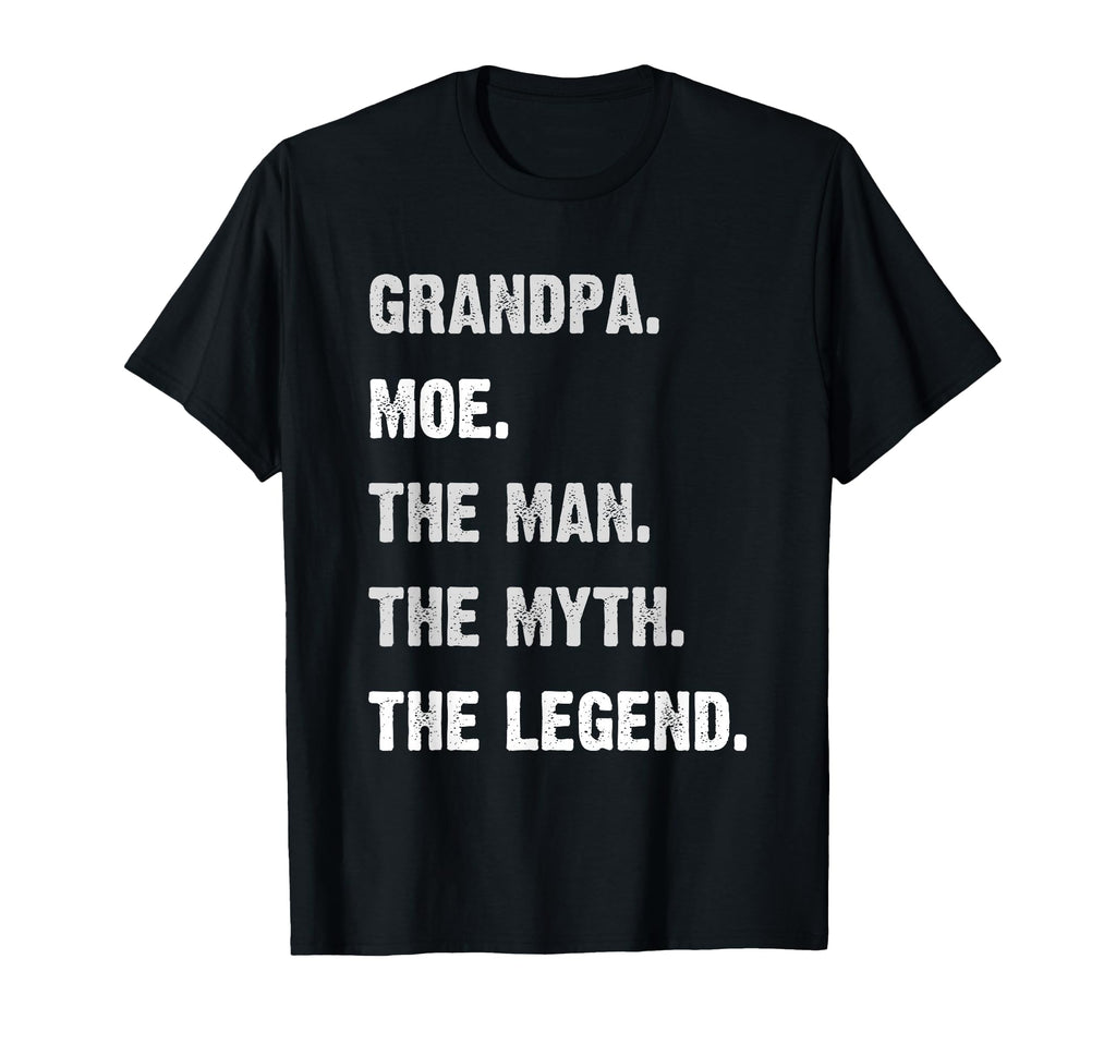 Personalized Grandpa Gifts Moe Myth T-Shirt - Aesthetic Graphic Men Women - T-Shirt, Sweatshirt, Hoodie