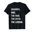 Personalized Grandpa Gifts Moe Myth T-Shirt - Aesthetic Graphic Men Women - T-Shirt, Sweatshirt, Hoodie