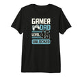 Mens Gamer Dad Level 45 Unlocked 45Th T-Shirt - Fun Novelty Design Unisex - T-Shirt, Sweatshirt, Hoodie