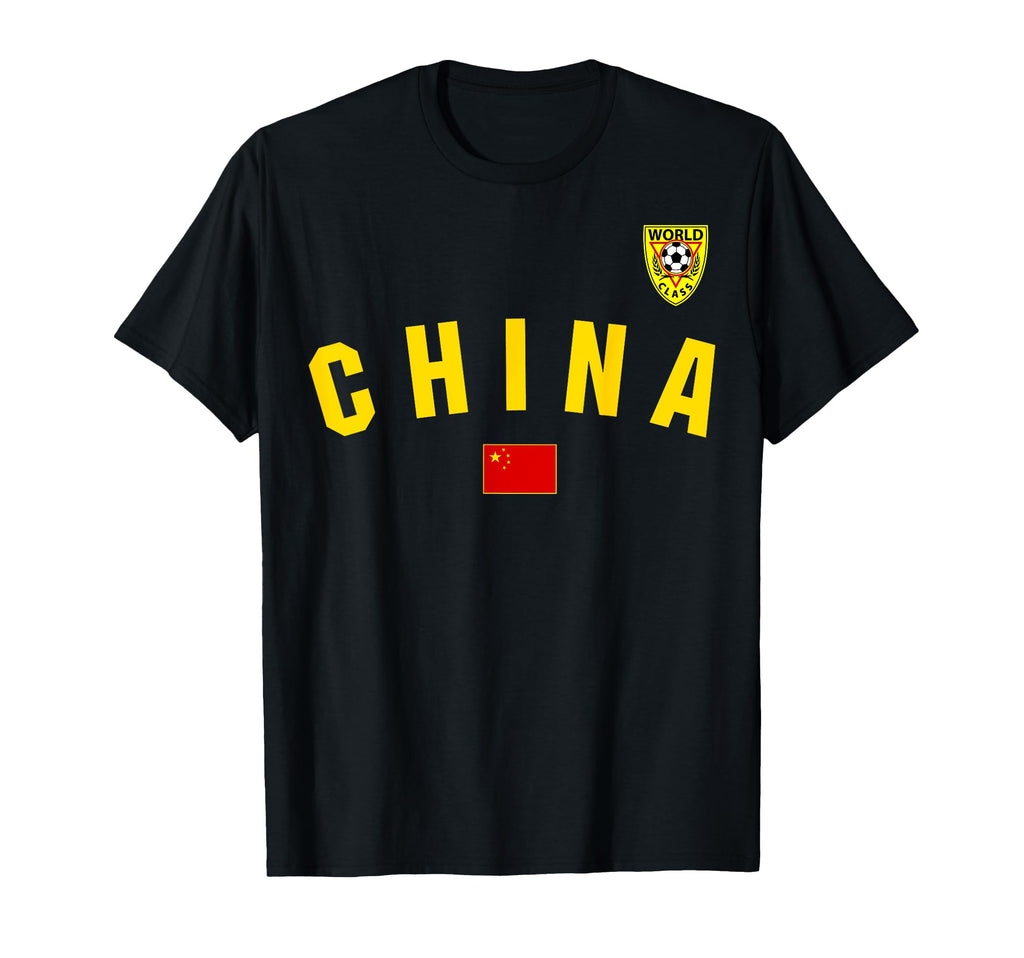 China Flag World Class Soccer Jersey T-Shirt - Trendy Graphic for Adults - T-Shirt, Sweatshirt, Hoodie