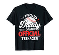 Proud Daddy Teenager Baseball 13Th T-Shirt - Minimalist Print for Adults - T-Shirt, Sweatshirt, Hoodie