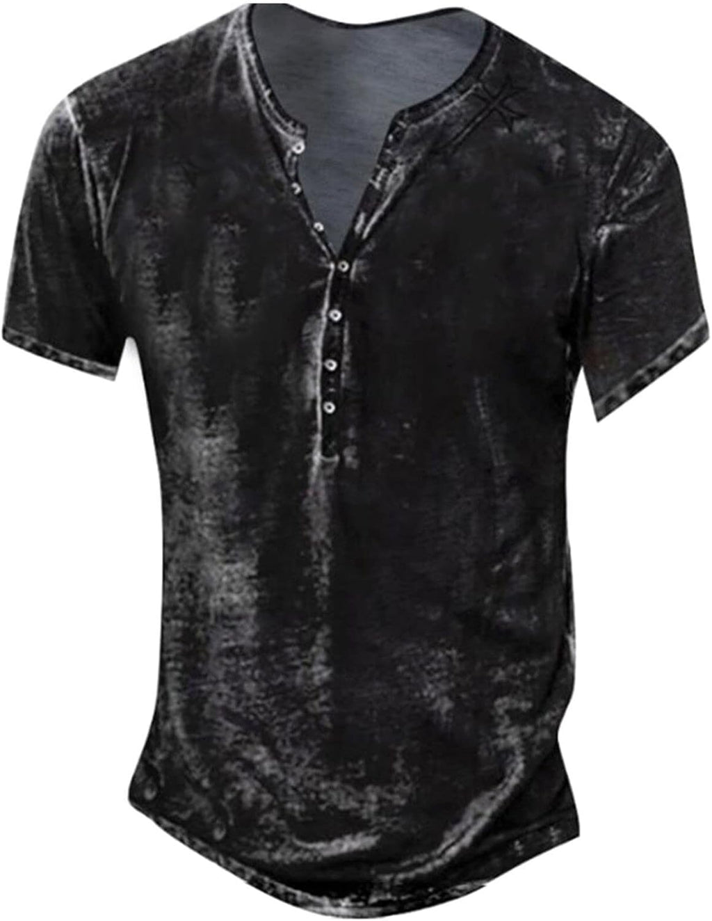 Men Lace Up V Neck Short Sleeve Bohemian Hippie - Adult & Kids T-Shirts, Sweatshirts & Hoodies apparel design preview 1