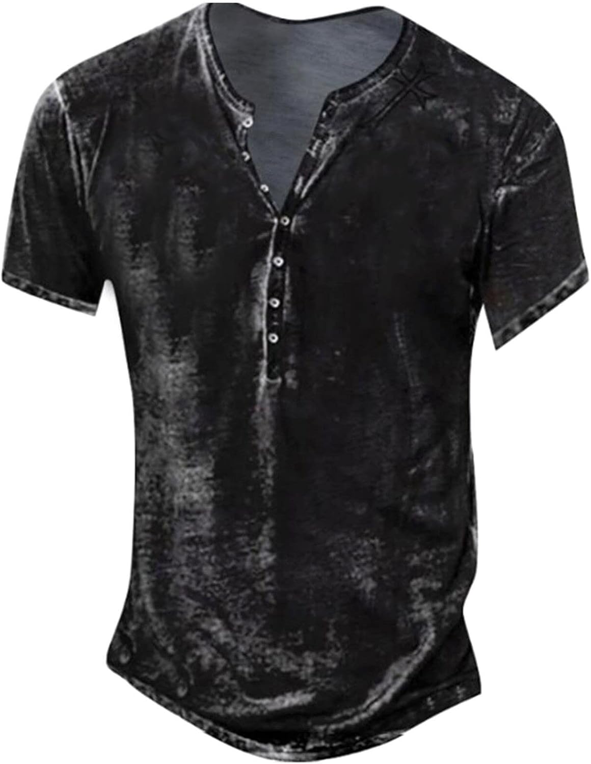Men Lace Up V Neck Short Sleeve Bohemian Hippie - Adult & Kids T-Shirts, Sweatshirts & Hoodies apparel design preview 1