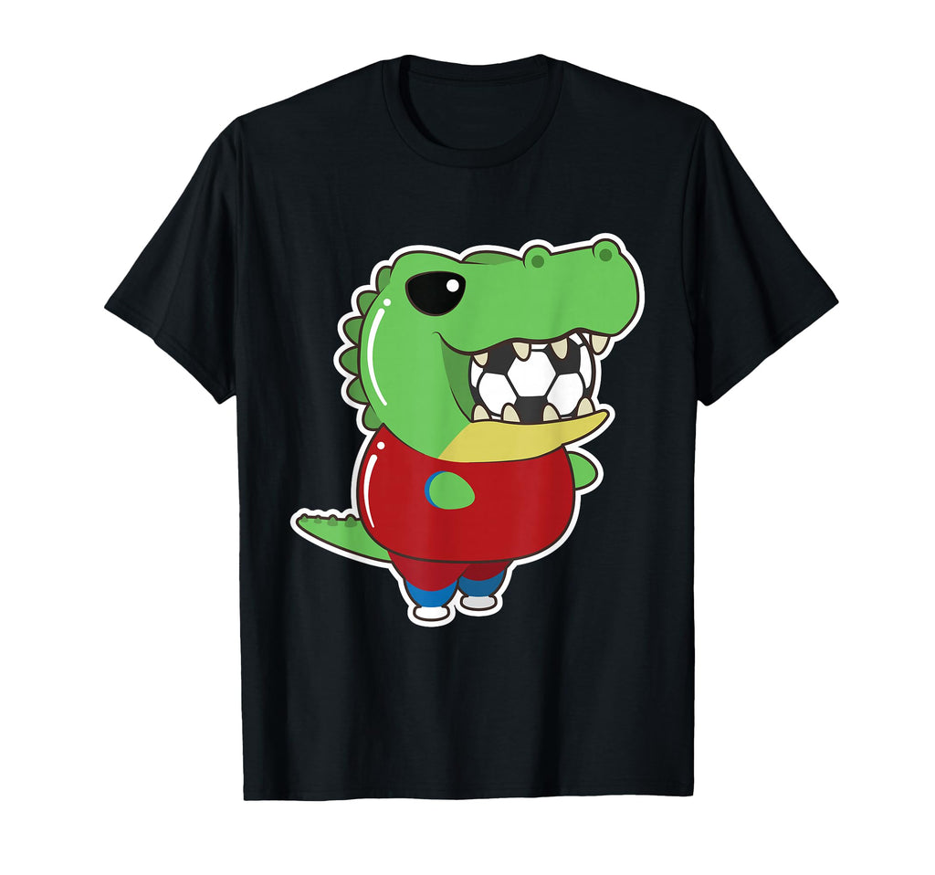 Crocodile Soccer Player Soccer Sports T-Shirt - Unique Graphic for Adults - T-Shirt, Sweatshirt, Hoodie