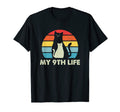 My 9Th Life Cat Lover Birthday Kitten T-Shirt - Unique Graphic Men Women - T-Shirt, Sweatshirt, Hoodie