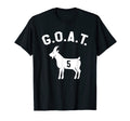 Goat Number 5 Greatest All Time Dad Joke T-Shirt - Graphic Print Men Women - T-Shirt, Sweatshirt, Hoodie