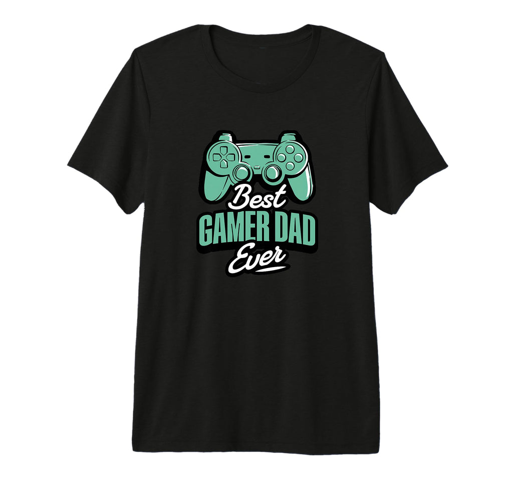 Best Gamer Dad Ever Tri Blend T-Shirt - Novelty Apparel Men Women - T-Shirt, Sweatshirt, Hoodie