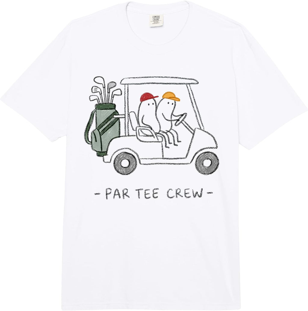 Par Crew Funny Minimalist Birthday Party Golf Player - Adult & Kids T-Shirts, Sweatshirts & Hoodies apparel design preview 1