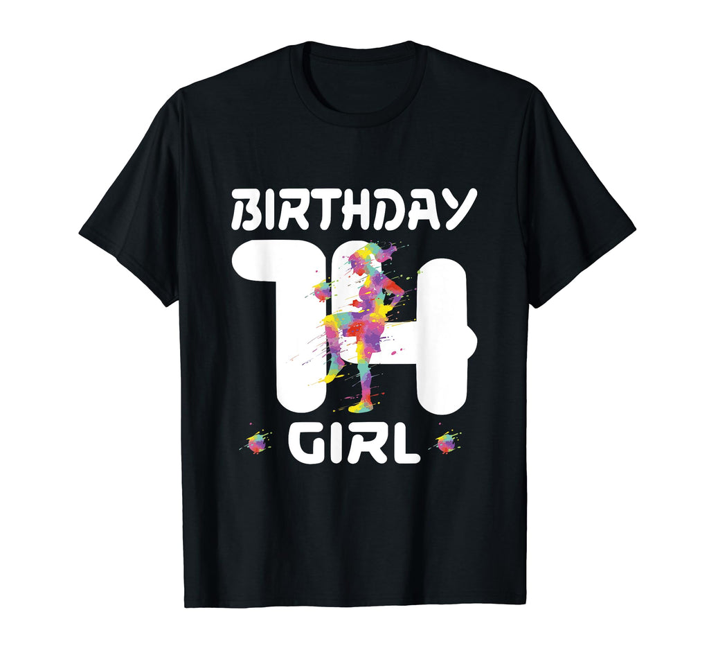 14Th Birthday Soccer Fourteen 14 T-Shirt - Minimalist Print for Adults - T-Shirt, Sweatshirt, Hoodie