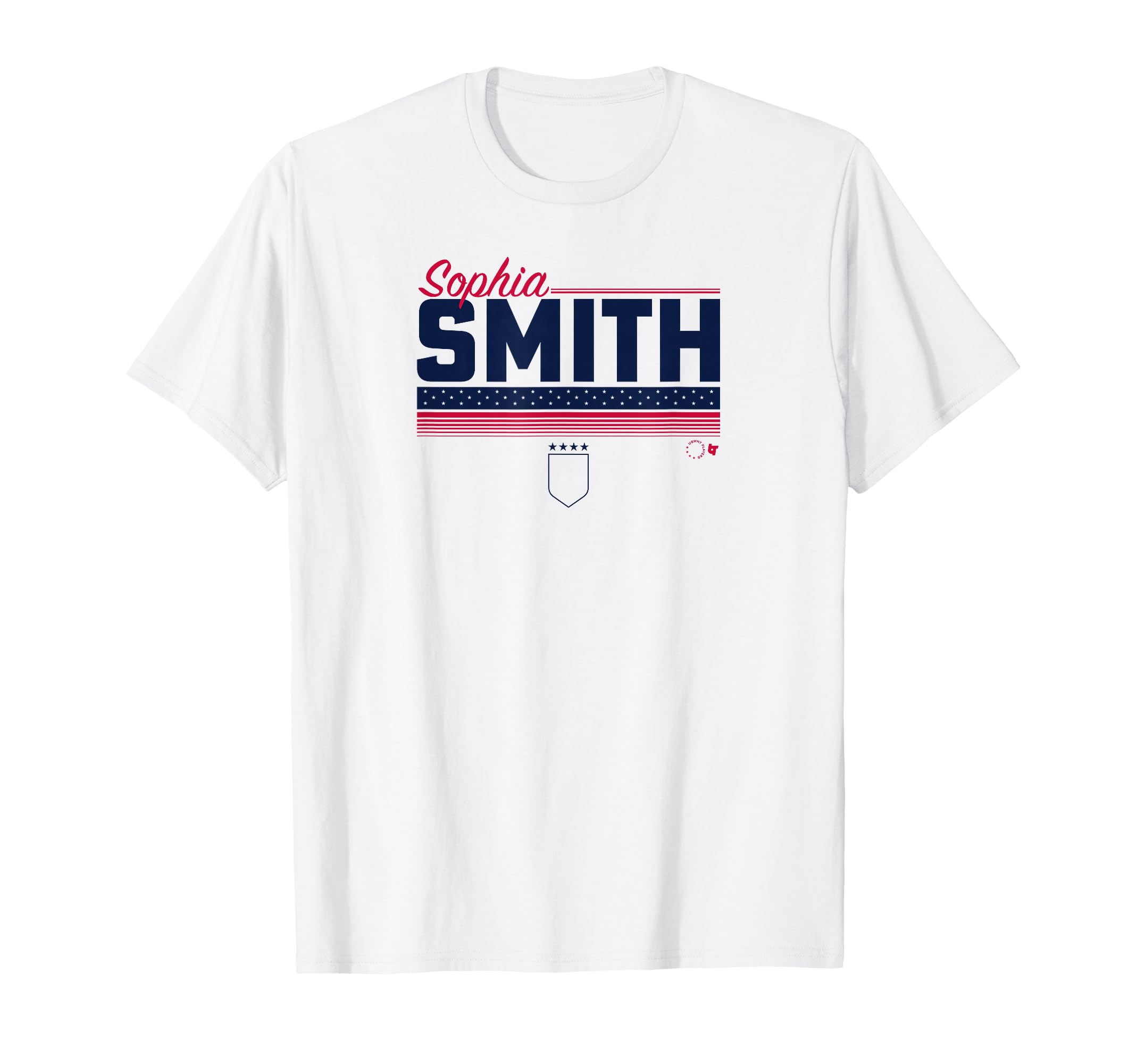 Sophia Smith Stripe Uswntpa Usa T-Shirt - Custom Art Print for Adults - T-Shirt, Sweatshirt, Hoodie