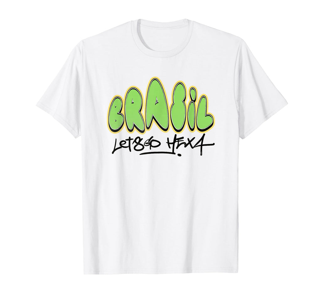 Brazil Lets Go Hexa Brazilian Soccer T-Shirt - Novelty Apparel for Adults - T-Shirt, Sweatshirt, Hoodie
