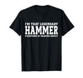 Hammer Surname Funny Team Family Last T-Shirt - Trendy Graphic for Adults - T-Shirt, Sweatshirt, Hoodie