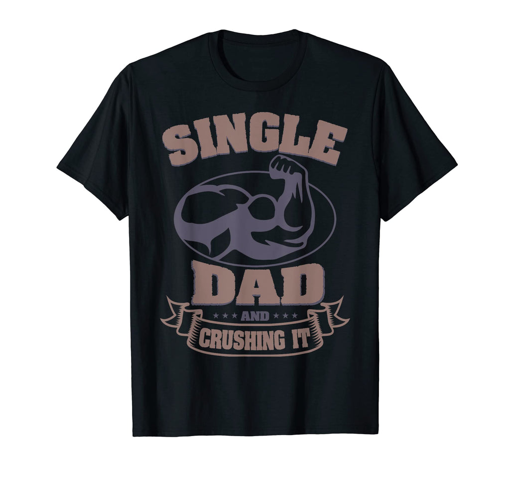 Single Dad Sole Parent Lone Father T-Shirt - Minimalist Print for Adults - T-Shirt, Sweatshirt, Hoodie