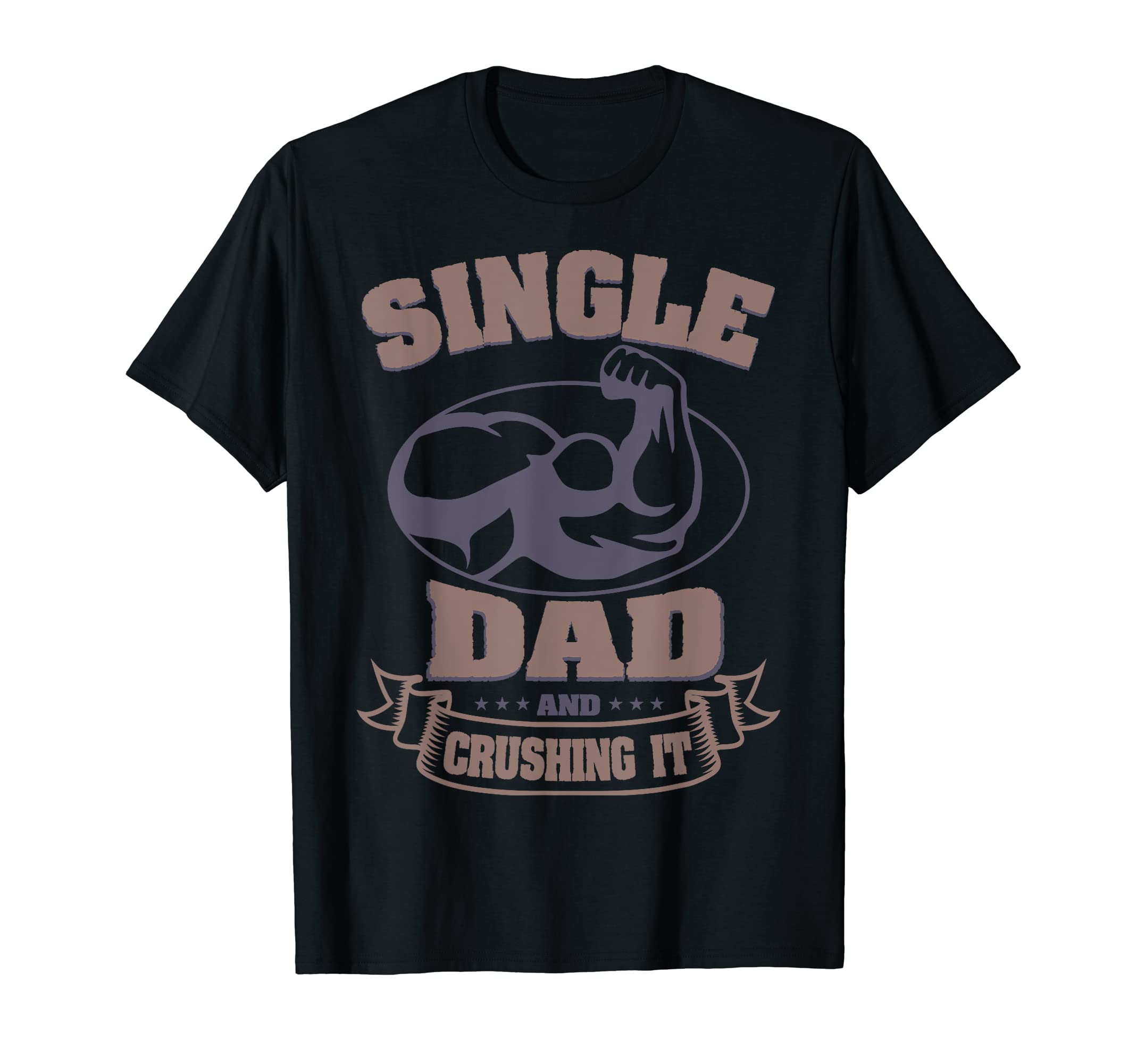 Single Dad Sole Parent Lone Father T-Shirt - Minimalist Print for Adults - T-Shirt, Sweatshirt, Hoodie