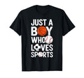 Just Who Loves Sports Basketball Soccer T-Shirt - Custom Art Print Unisex - T-Shirt, Sweatshirt, Hoodie