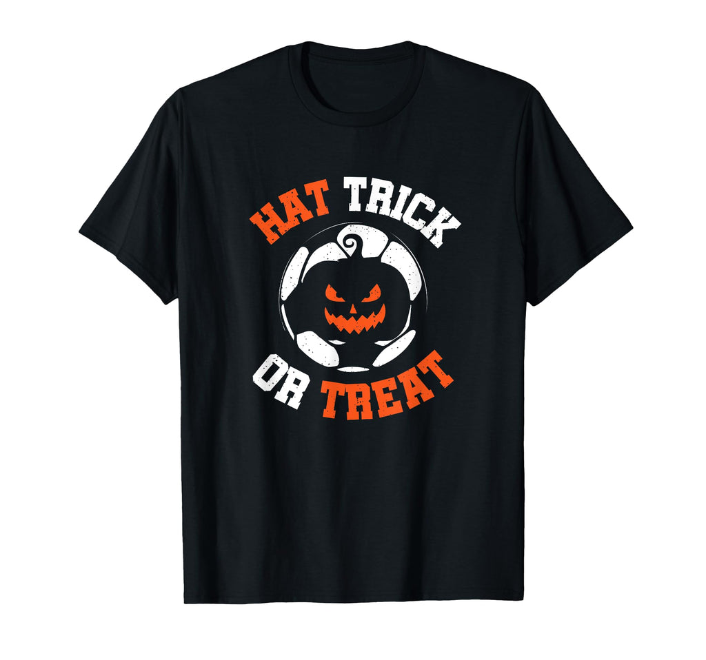 Hat Trick Or Treat Halloween T-Shirt - Casual Everyday Wear Men Women - T-Shirt, Sweatshirt, Hoodie
