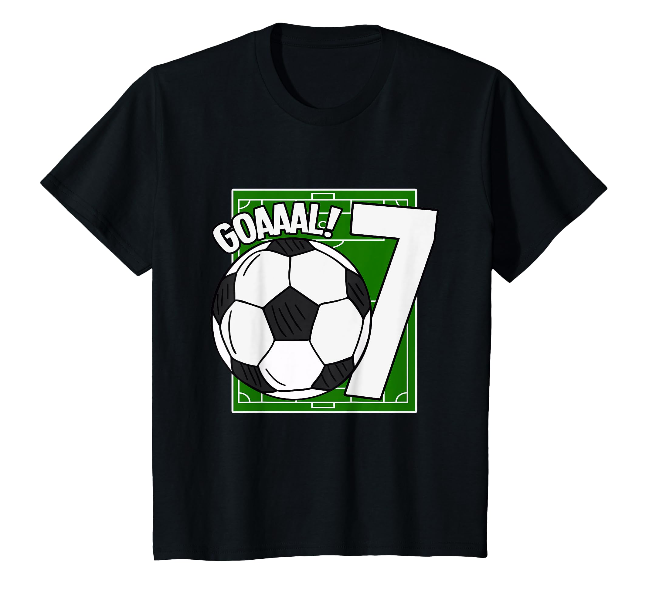 Goaaal 7Th Birthday 7 Year Old T-Shirt - Aesthetic Graphic Men Women - T-Shirt, Sweatshirt, Hoodie