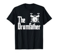 Funny Fathers Day Drum Father Drummer T-Shirt - Minimalist Print Men Women - T-Shirt, Sweatshirt, Hoodie