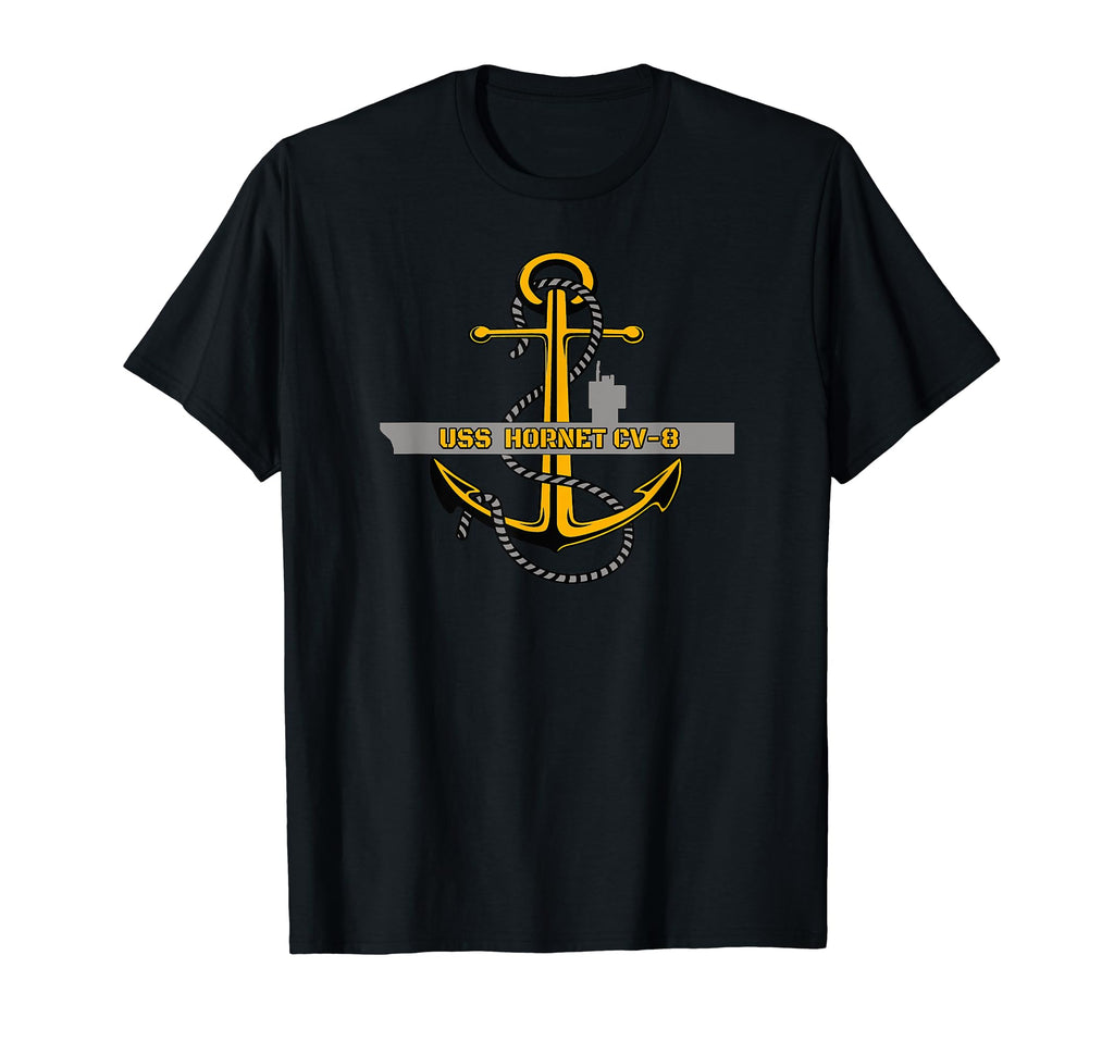 Aircraft Carrier Uss Hornet Cv 8 T-Shirt - Streetwear Style Men Women - T-Shirt, Sweatshirt, Hoodie